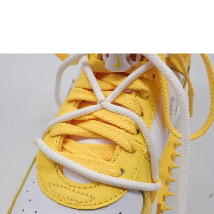 NIKE×Off－White ナイキ×オフホワイト/NIKE×Off－White　AIR　FORCE　1　MID　SP　LTHR/DR0500-101//27.5cm/Aランク/62