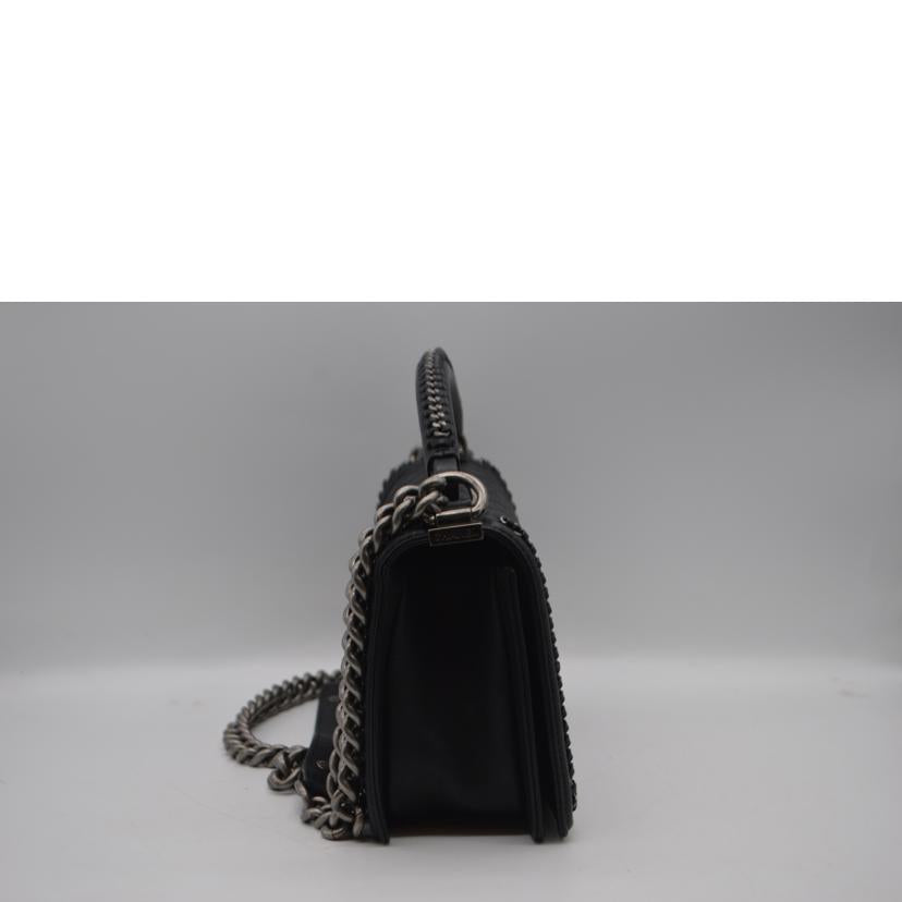 CHANEL シャネル/ボーイシャネルガンメタルハンドルチェーンショルダー/A94804//231*****/Aランク/89