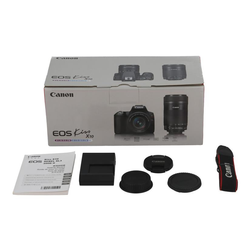 Canon キヤノン　/デジタル一眼　ダブルズームキット/EOS Kiss X10  ﾀﾞﾌﾞﾙｽﾞｰﾑｷｯﾄ//361074007722/Aランク/42