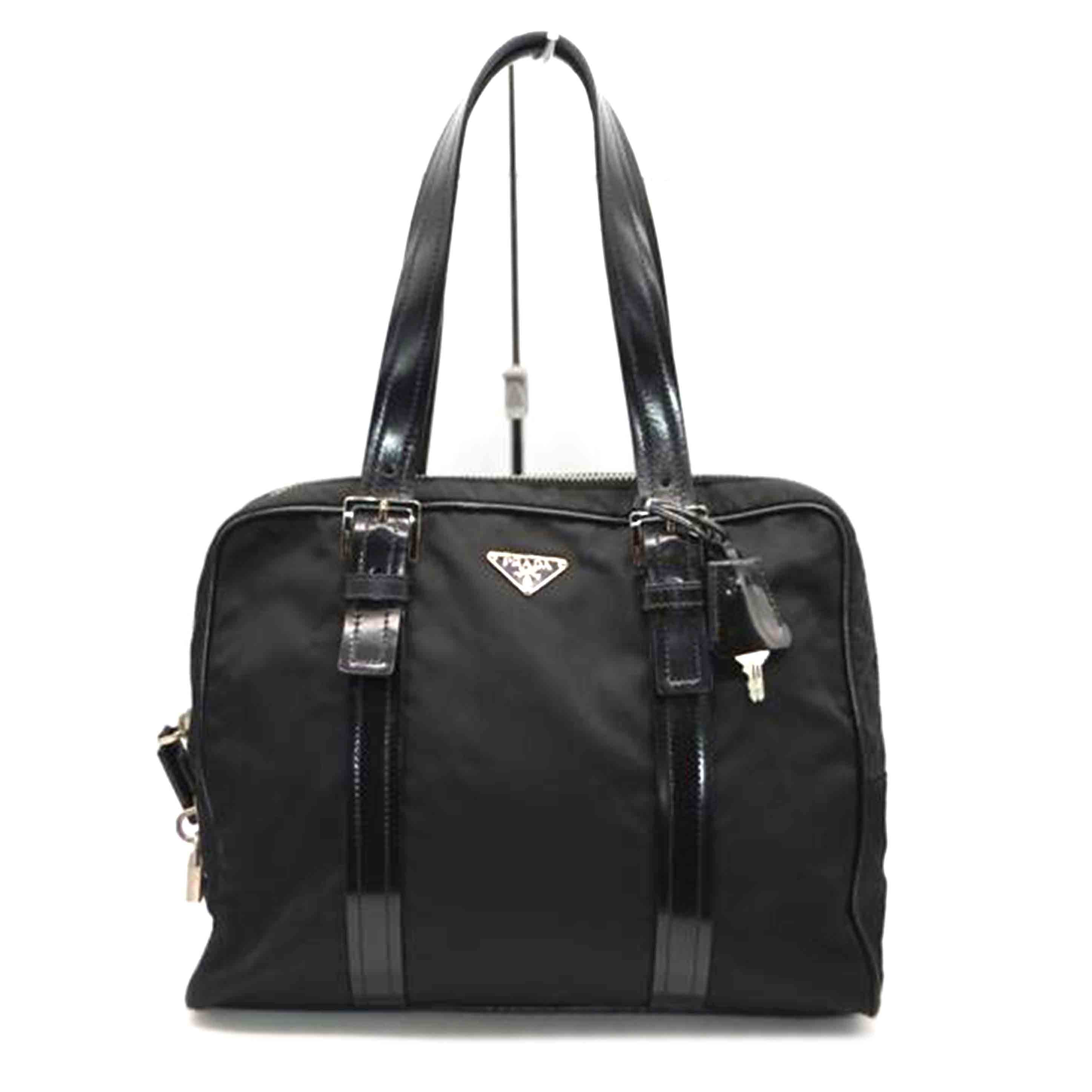 PRADA プラダ/テスートナイロンハイドラレザートート/ネロ/BR2366//134/Bランク/89