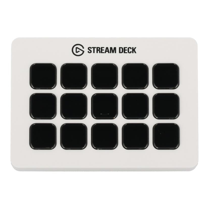 elgato エルガト/ショートカットキーボード／Stream　Deck　MK．2　White/10GBA9911-JP //DL08L1A82428/Aランク/63