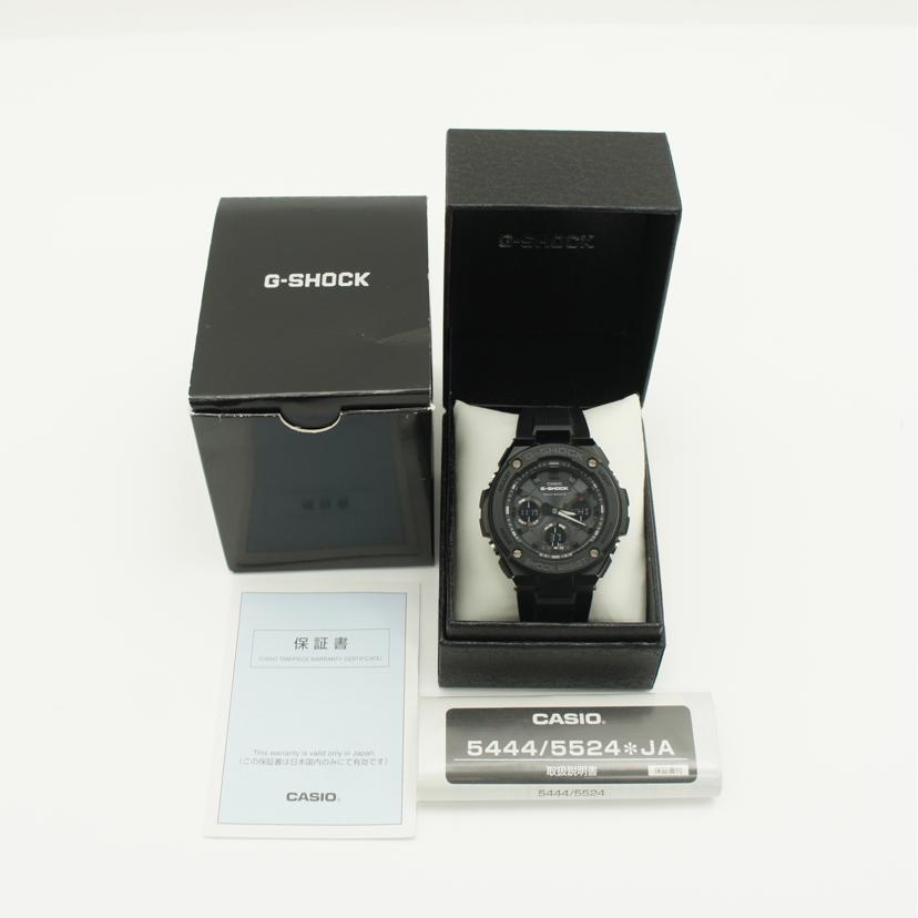 CASIO カシオ/G－SHOCK／G－STEEL／電波ソーラー/GST-W100G-1BJF//002*****/Aランク/18