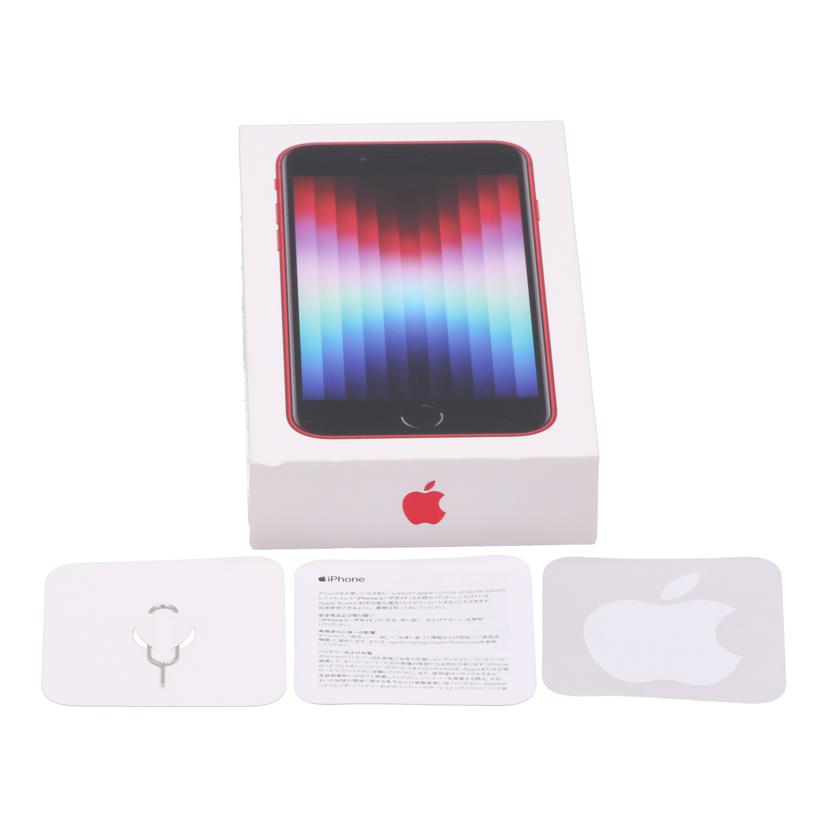 Apple　SIMロックなし アップル/iPhone　　SE　第3世代　64GB　（PRODUCT）RED/MMYE3J/A//HX44M62RQP/ABランク/69