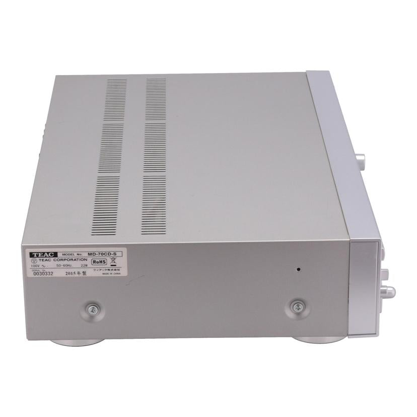 TEAC ティアック　/MDデッキ／CDプレーヤー/MD-70CD//0030332/Bランク/71