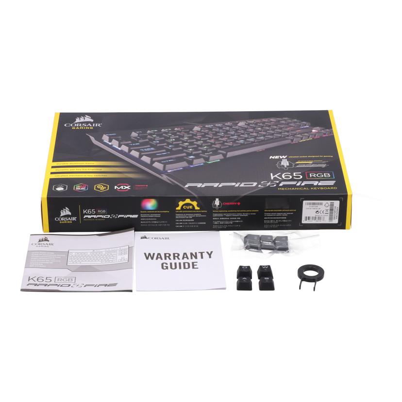 Corsair コルセア　/ゲーミングキーボード／K65　RGB/CH-9110014-JP//006321207330/Bランク/78