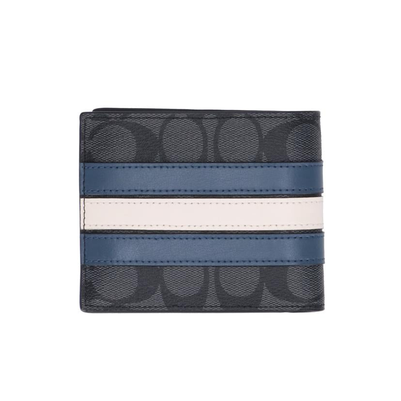 COACH コーチ/3－IN－1ウォレット　シグネチャーキャンバスウィズヴァーシティストライプ/3008//K21**/Aランク/09