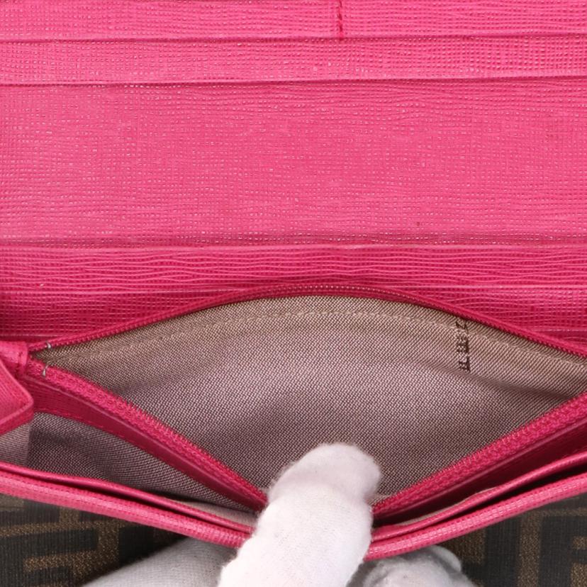 FENDI フェンディ/ズッカ柄2ツ折財布/8M0298//ABランク/91
