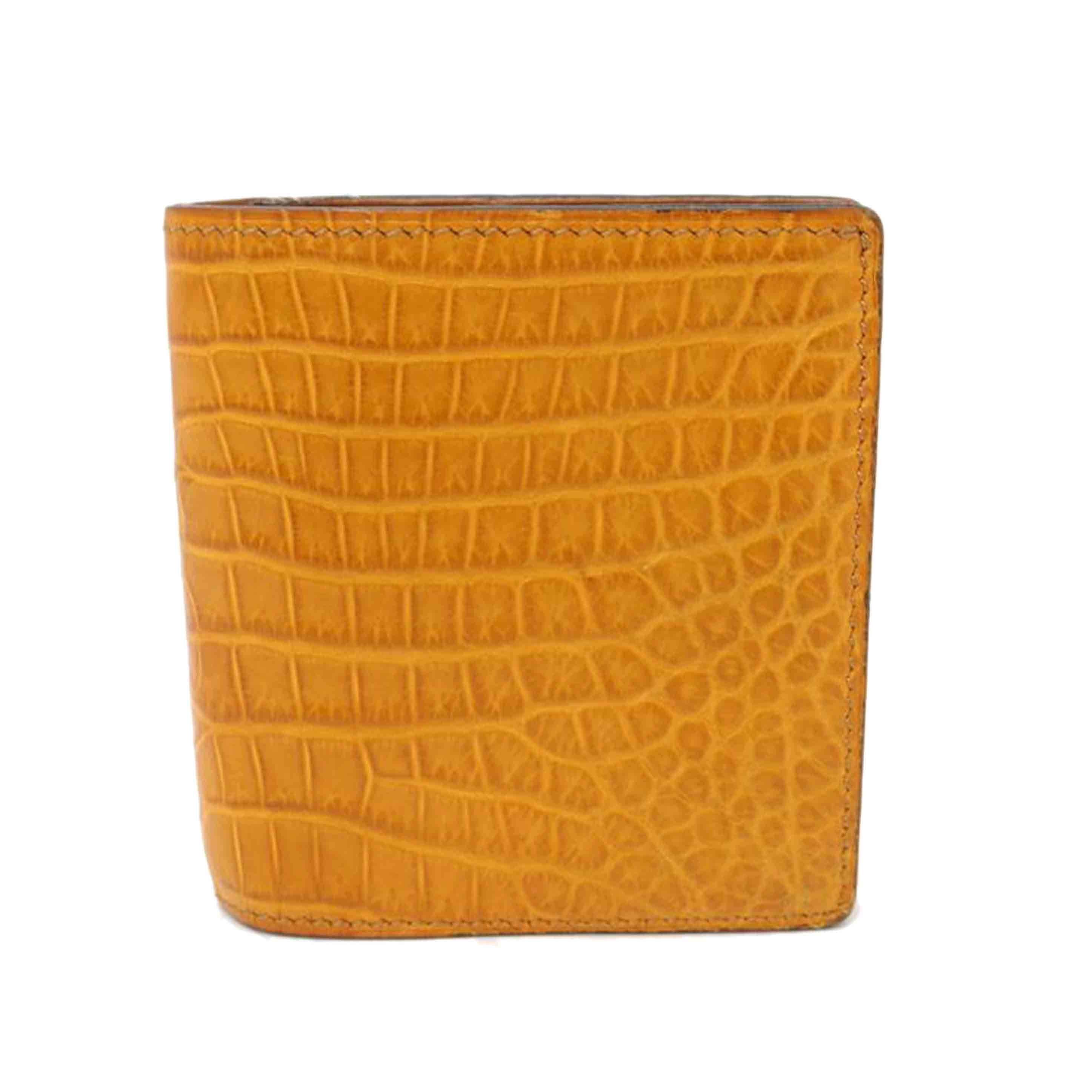 万双 バンソウ/万双　クロコダイル財布//Aランク/69