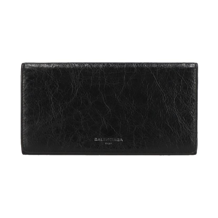 BALENCIAGA バレンシアガ/エッセンシャル／ヴィンテージ風折財布/542008･1000//ABランク/91