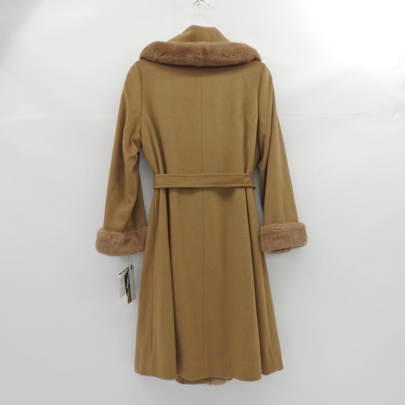 MASABARDO/レッキスファー付き　カシミヤ100％コート/C-6824//SAランク/77