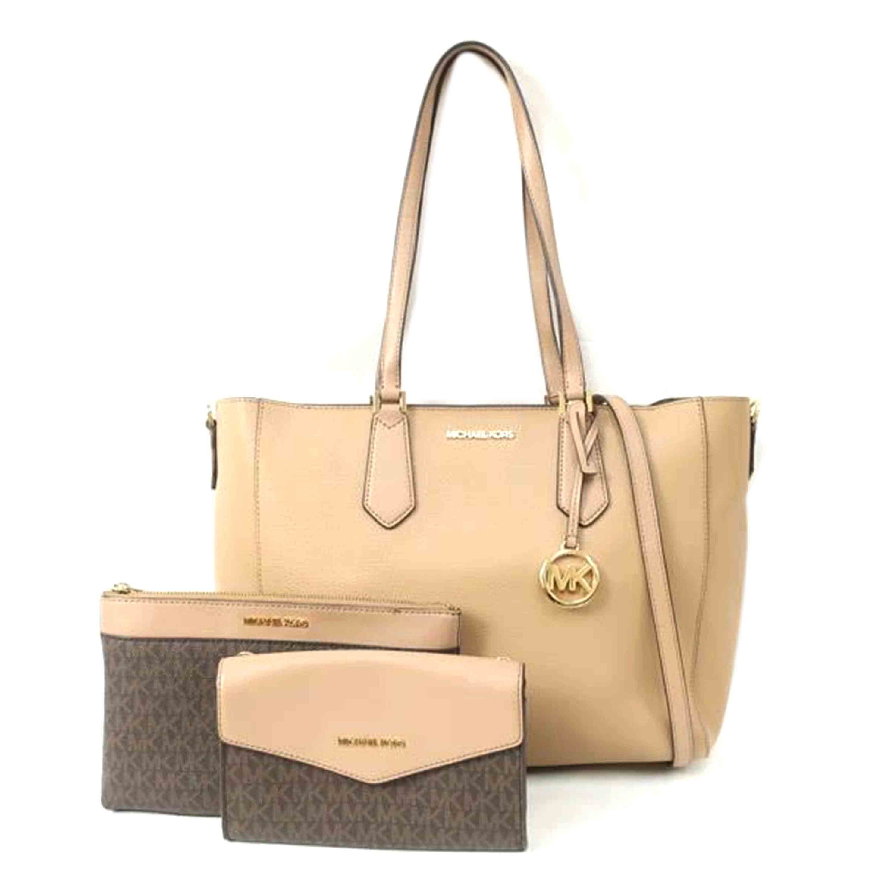 MICHAEL KORS マイケルコース/キンバリーラージ 3IN1トートバッグ Kimberly Large 3-in-1 Tote 2WAY ベージュ/35H9GKFT9T//Aランク/65