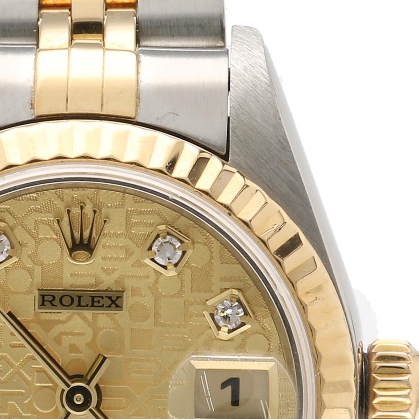 ROLEX ロレックス/DATE　JUST　10P　ダイヤ／コンピューター文字盤/79173G//A96****/ABランク/91