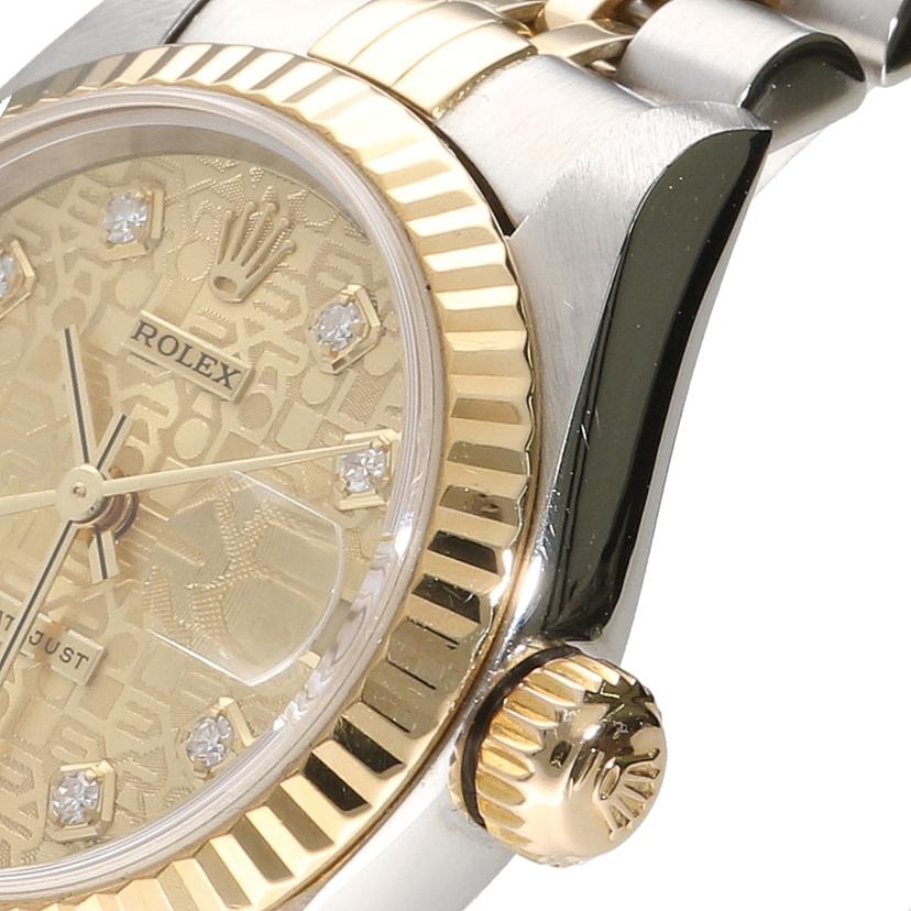 ROLEX ロレックス/DATE　JUST　10P　ダイヤ／コンピューター文字盤/79173G//A96****/ABランク/91