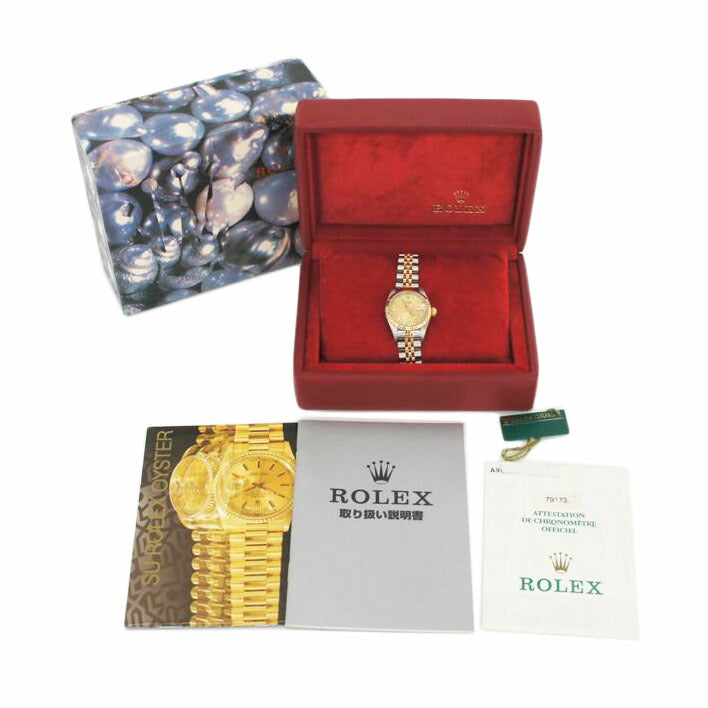 ROLEX ロレックス/DATE　JUST　10P　ダイヤ／コンピューター文字盤/79173G//A96****/ABランク/91