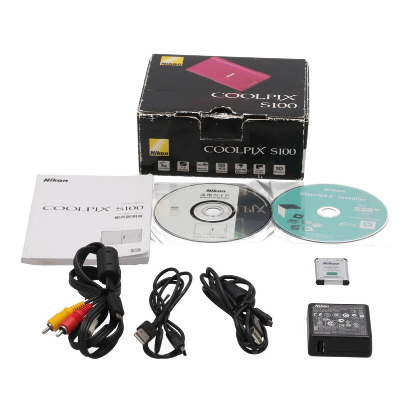Nikon ニコン /デジタルカメラ/COOLPIX S100//24105859/BCランク/89
