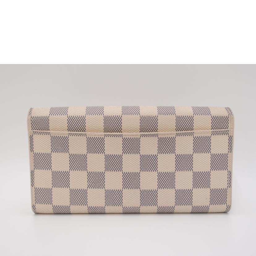 LOUIS　VUITTON/新型ポルトフォイユ・サラ／ダミエ・アズール/N63208//CT2***/Aランク/69