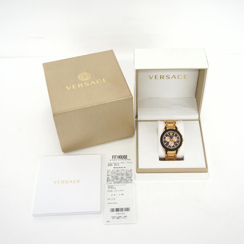 VERSACE ヴェルサーチ/キャラクタークロノグラフ／メンズ／クオーツ/VEM8003//201*********/SAランク/94