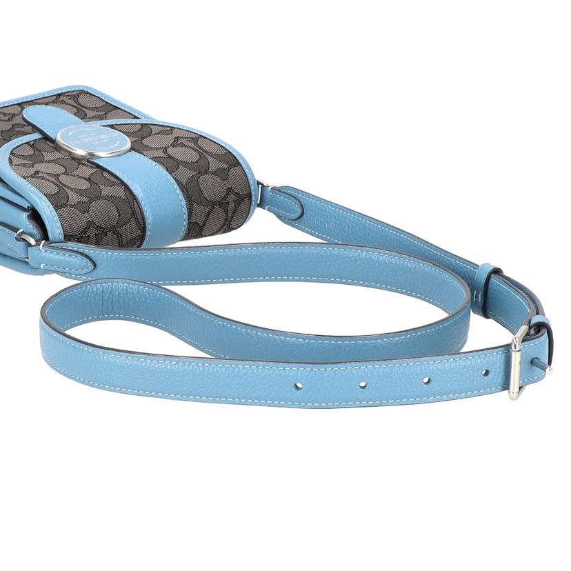 COACH コーチ/ロニーシグネチャージャガード／パシフィックブルー/C8321//K23**/Aランク/77