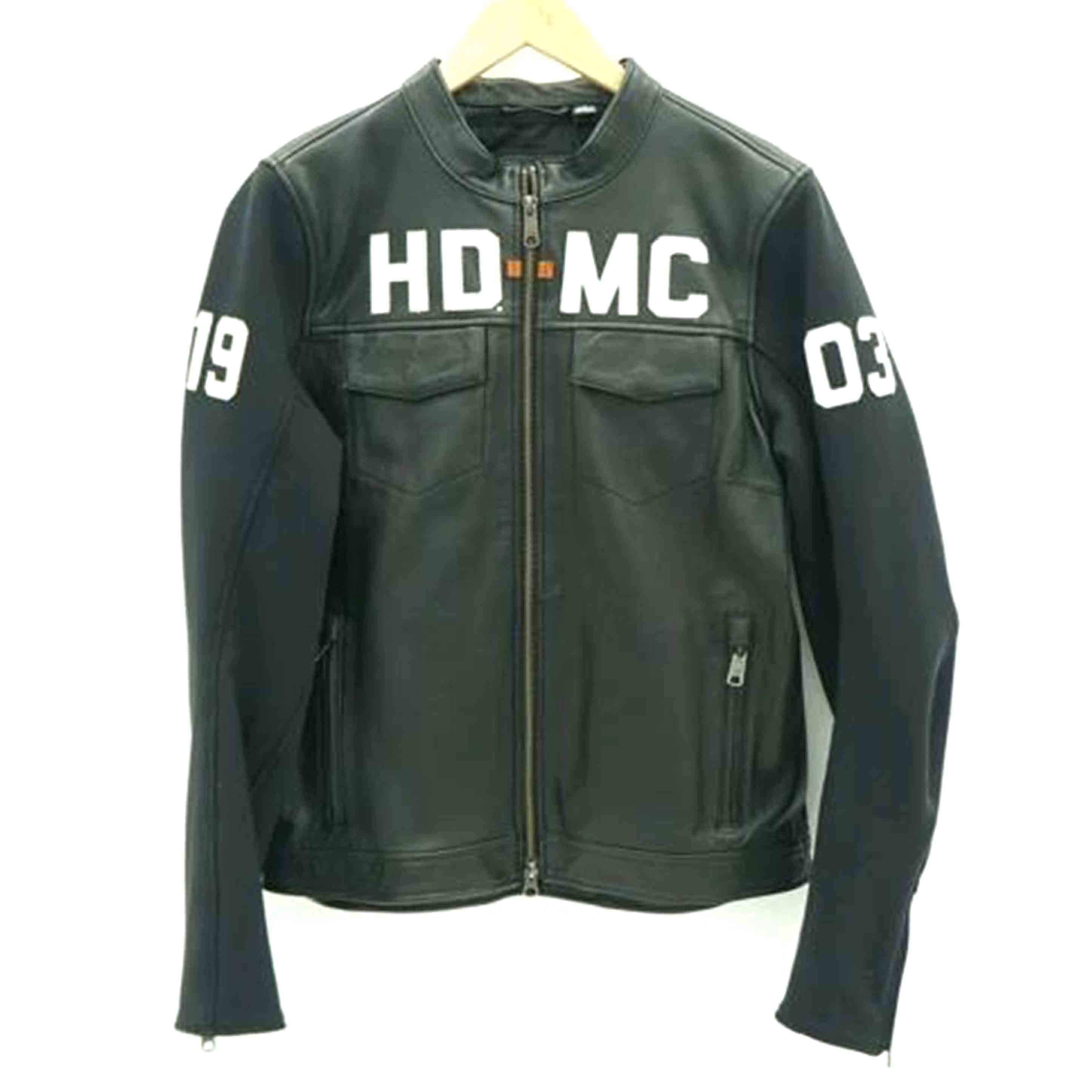 HARLEY　DAVIDSON ハーレーダビッドソン/HARLEY　DAVIDSON　切替　レザージャケット　BK//ABランク/78