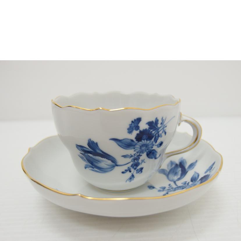 Meissen マイセン/カップ＆ソーサー/青い花//00572/Aランク/88