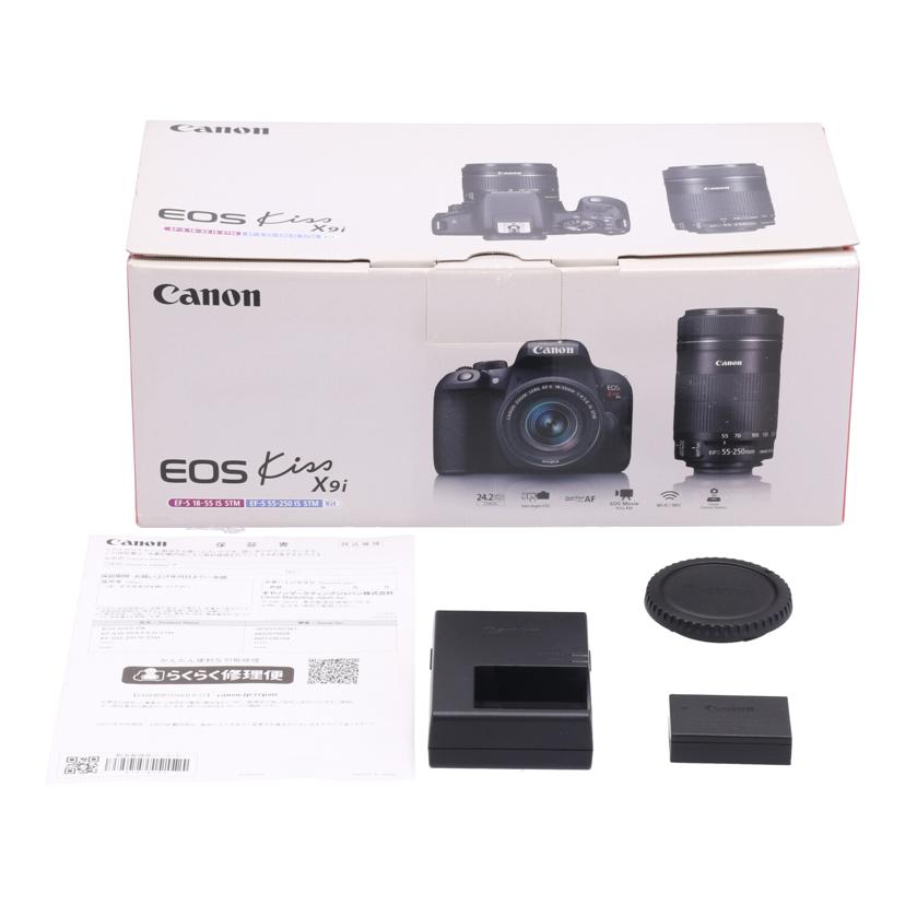 Canon キヤノン　/デジタル一眼　ダブルズームキット/EOS Kiss X9i ﾀﾞﾌﾞﾙｽﾞｰﾑｷｯﾄ//181031002361/Bランク/70