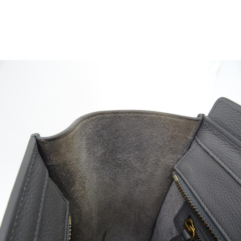 CELINE セリーヌ/ラゲージマイクロショッパー/グレー//S-A****************/Bランク/69