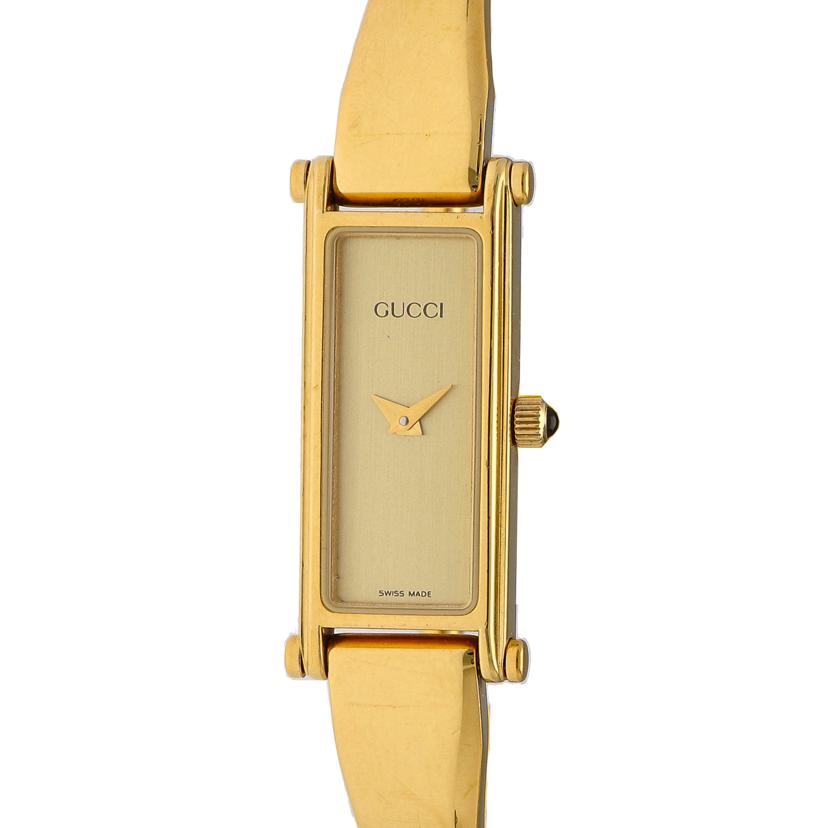 GUCCI グッチ　/バングルウォッチゴールドレディースクオーツ/1500L//038****/Bランク/37