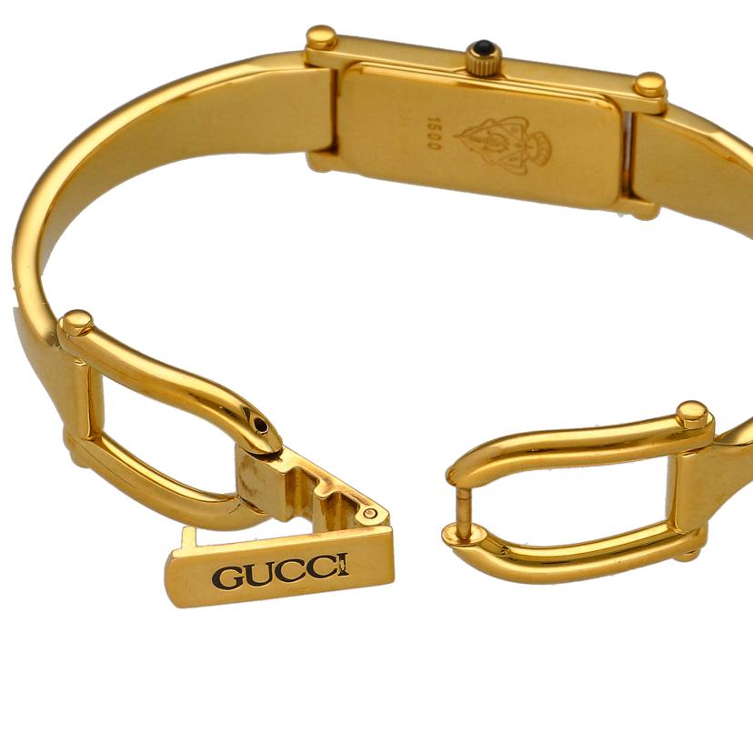 GUCCI グッチ　/バングルウォッチゴールドレディースクオーツ/1500L//038****/Bランク/37