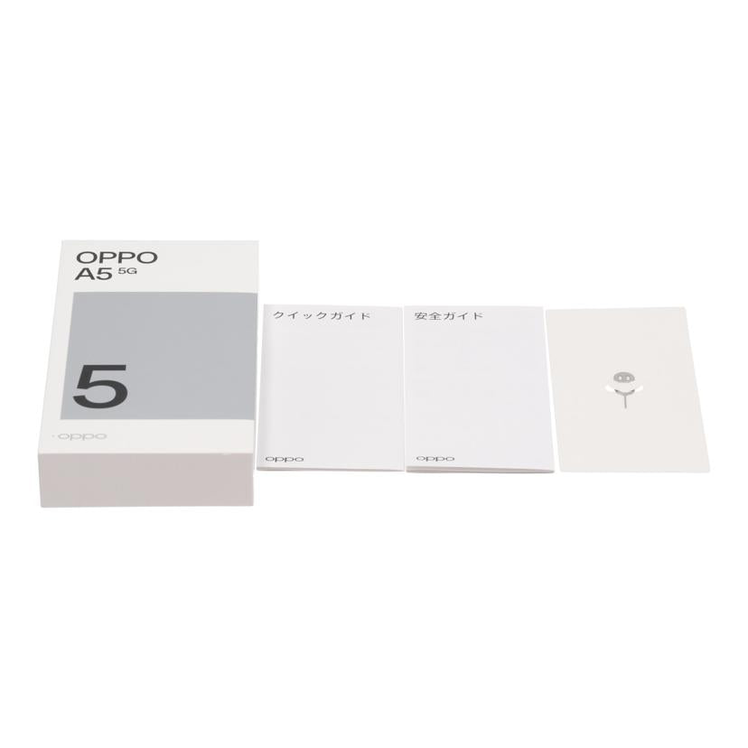 OPPO　au オッポ　/スマートフォン／OPPO　A5　5G　128GB/OPG06//9PWWQW0NY5PRH1DY/Aランク/75