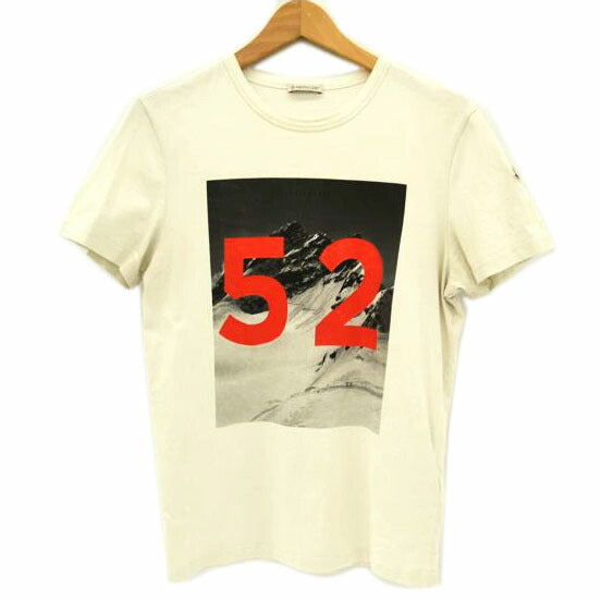 MONCLER モンクレール/MAGLIAプリント Tシャツ（ホワイト）//ABランク/75