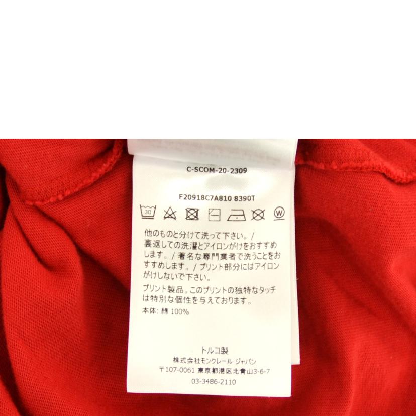 MONCLER モンクレール/MauntainロゴTシャツ（レッド）//ABランク/75