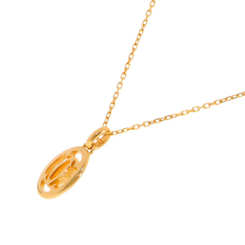 Cartier カルティエ/ロゴドゥーブルCダイヤネックレス／Au750PG/4.4g//LQL017/Aランク/88