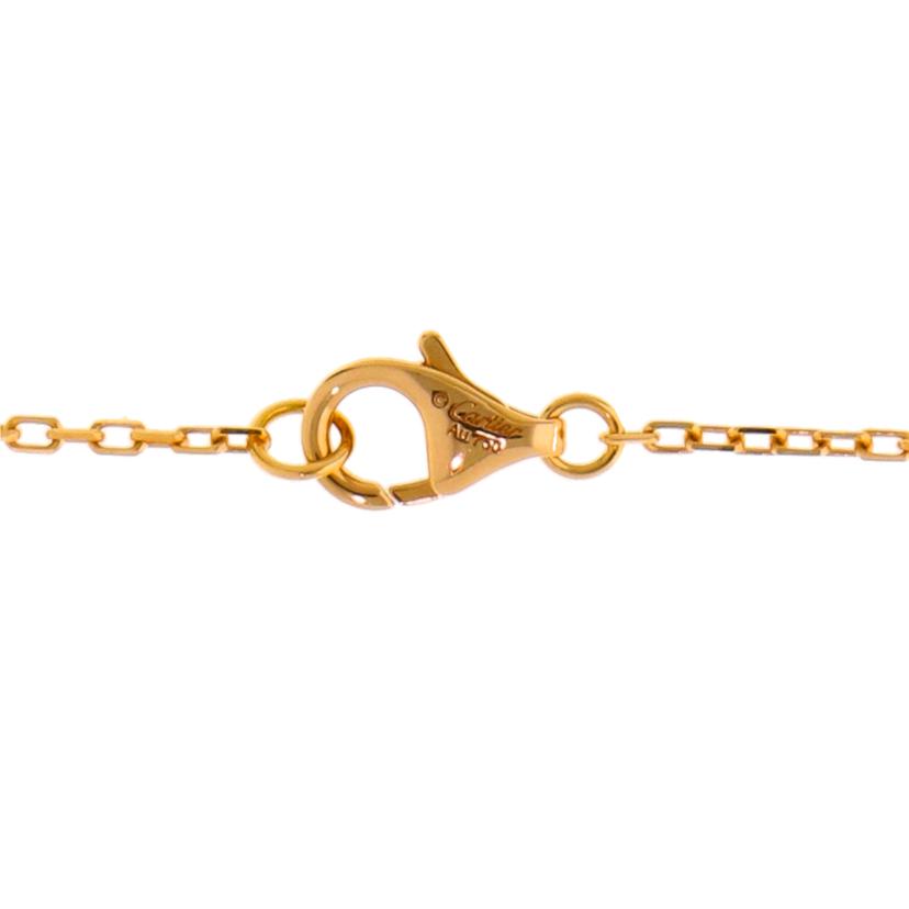 Cartier カルティエ/ロゴドゥーブルCダイヤネックレス／Au750PG/4.4g//LQL017/Aランク/88