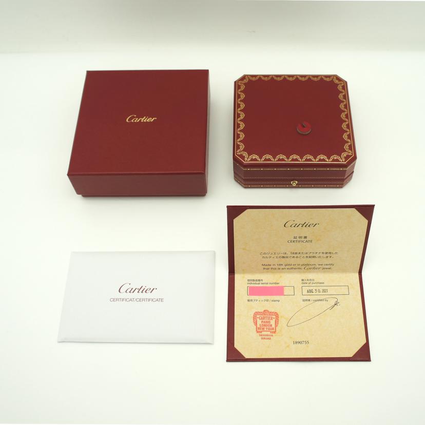 Cartier カルティエ/ロゴドゥーブルCダイヤネックレス／Au750PG/4.4g//LQL017/Aランク/88