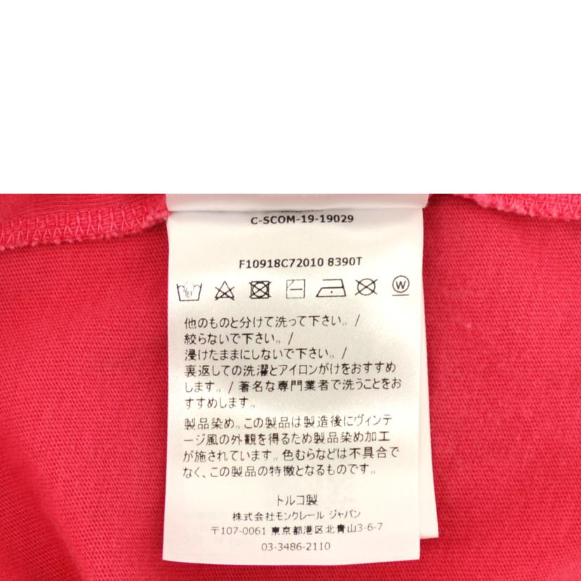 MONCLER モンクレール/サイドロゴTシャツ（ピンク）//ABランク/75