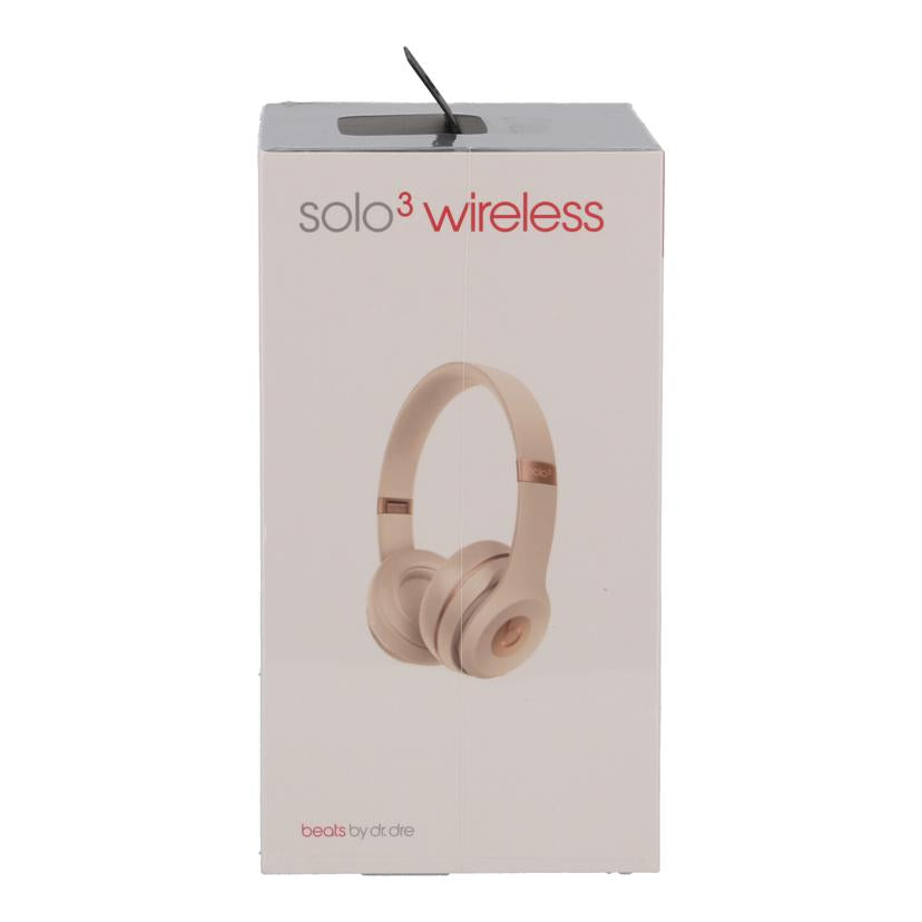 beats　Apple ビーツ　beats Apple/ワイヤレスヘッドホン／Solo3　Wireless/MR3Y2PA/A//FL6VK1HFJC40/Sランク/05