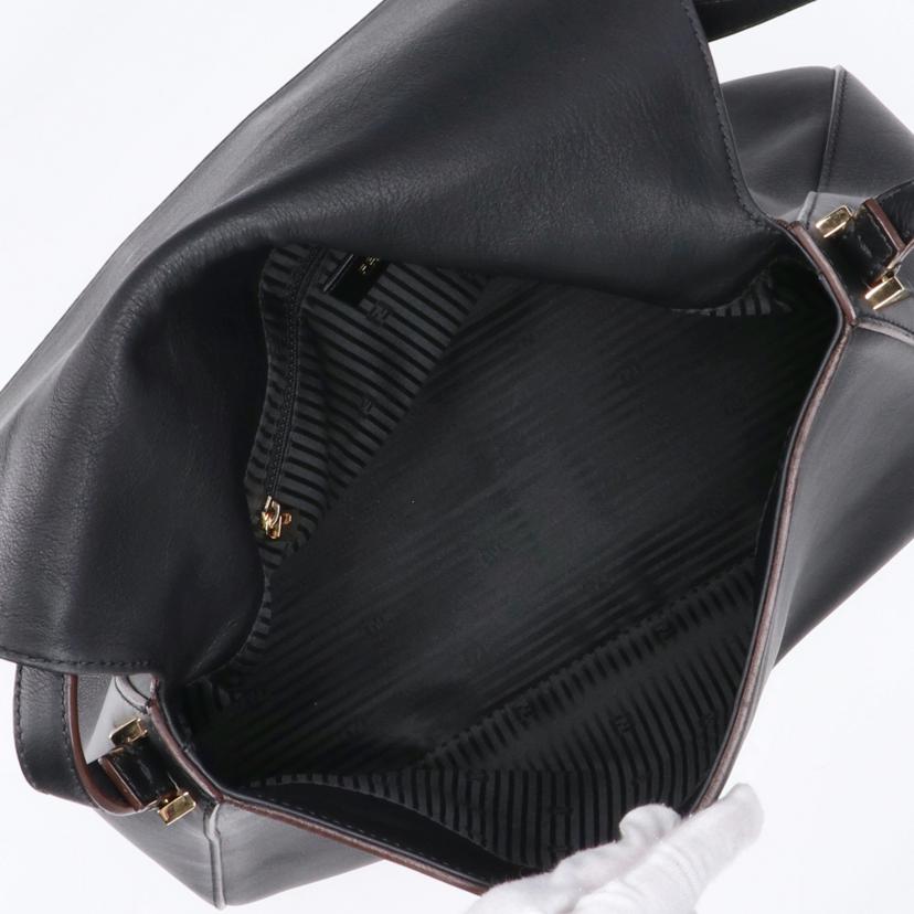 FENDI フェンディ/レザービッグマンマバケット／ブラック系/8BR638-D16//129*****/Aランク/77
