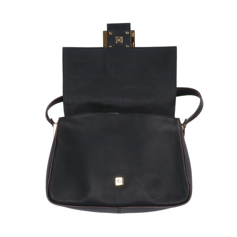 FENDI フェンディ/レザービッグマンマバケット／ブラック系/8BR638-D16//129*****/Aランク/77