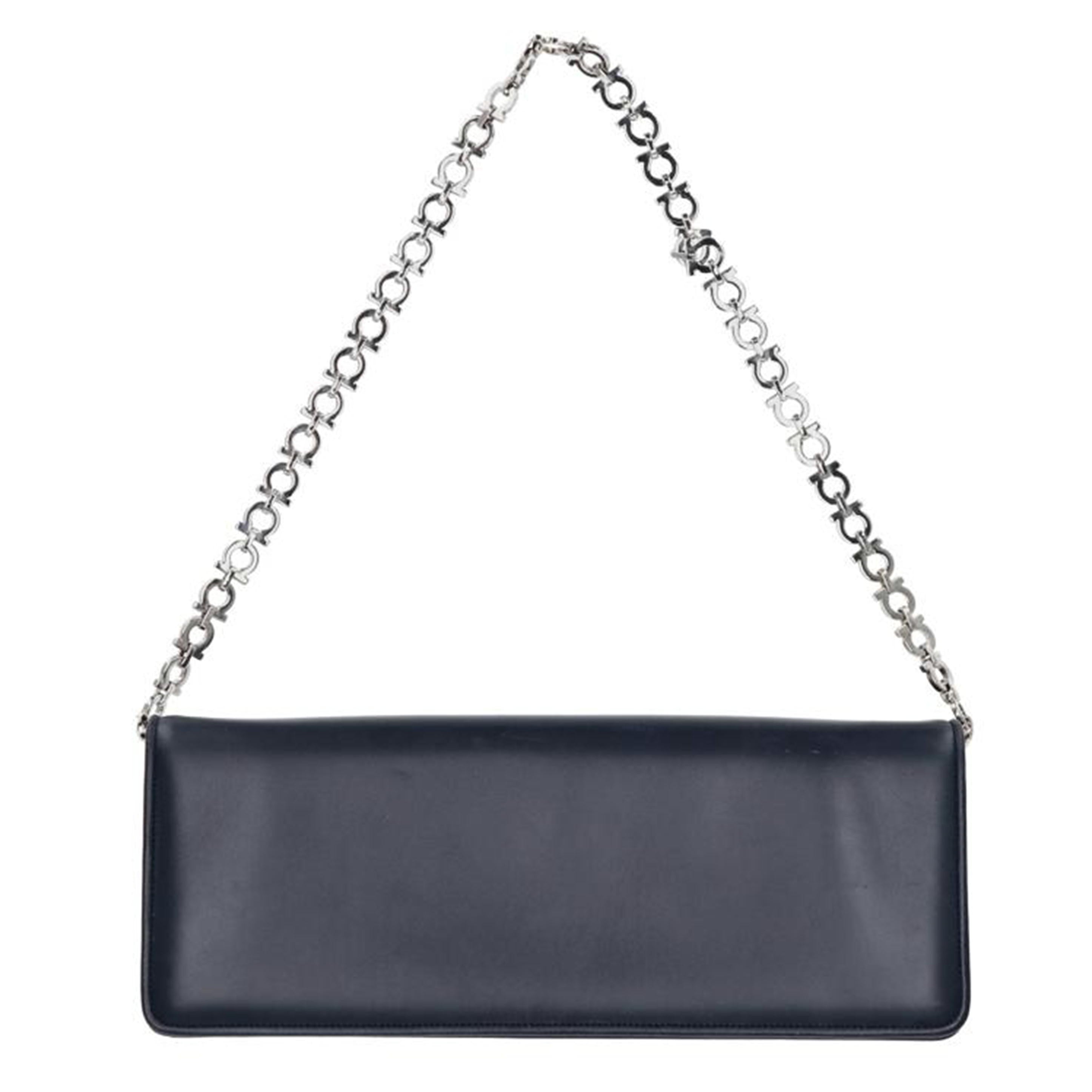 Salvatore　Ferragamo サルバトーレフェラガモ/チェーンショルダーバッグ/BW-21//ABランク/09