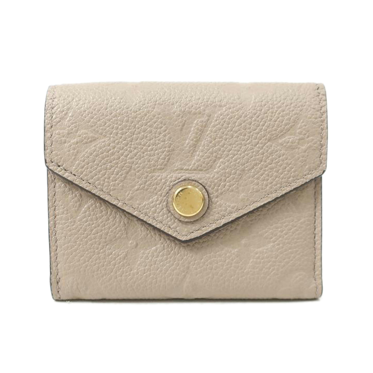 LOUIS VUITTON ルイ・ヴィトン/ポルトフォイユ ゾエ/モノグラム アンプラント 三つ折り財布 ベージュ/M69800//RFI*/ABランク/65
