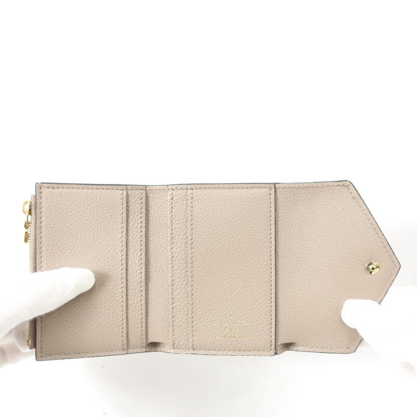 LOUIS VUITTON ルイ・ヴィトン/ポルトフォイユ ゾエ/モノグラム アンプラント 三つ折り財布 ベージュ/M69800//RFI*/ABランク/65