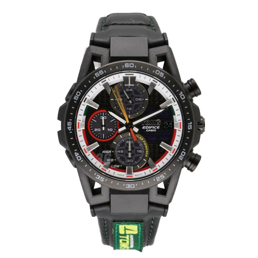 CASIO カシオ/エディフィス／TOM＇S50周年記念モデル／ソーラー/EFS-S641TMS-1AJR//006*****/Aランク/75