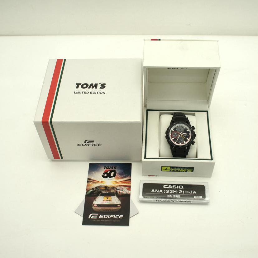 CASIO カシオ/エディフィス／TOM＇S50周年記念モデル／ソーラー/EFS-S641TMS-1AJR//006*****/Aランク/75