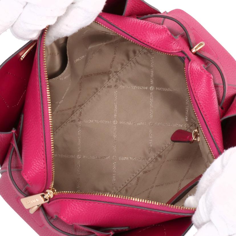 MICHAEL KORS マイケルコース/レザー2Wayハンド/赤/チャーム付き/35F2GM9S1L//ABランク/42