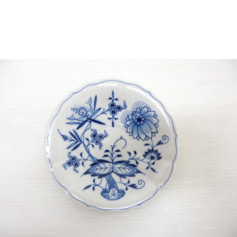 Meissen マイセン/ティーカップ＆ソーサー①/ﾌﾞﾙｰｵﾆｵﾝ//613/Aランク/88