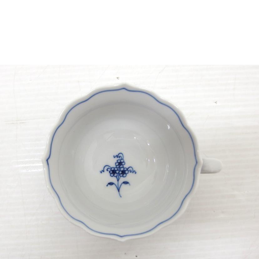 Meissen マイセン/ティーカップ＆ソーサー①/ﾌﾞﾙｰｵﾆｵﾝ//613/Aランク/88