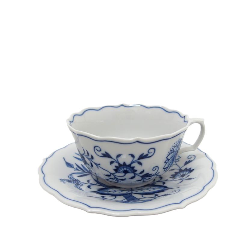 Meissen マイセン/ティーカップ＆ソーサー③/ﾌﾞﾙｰｵﾆｵﾝ//00623/Aランク/88