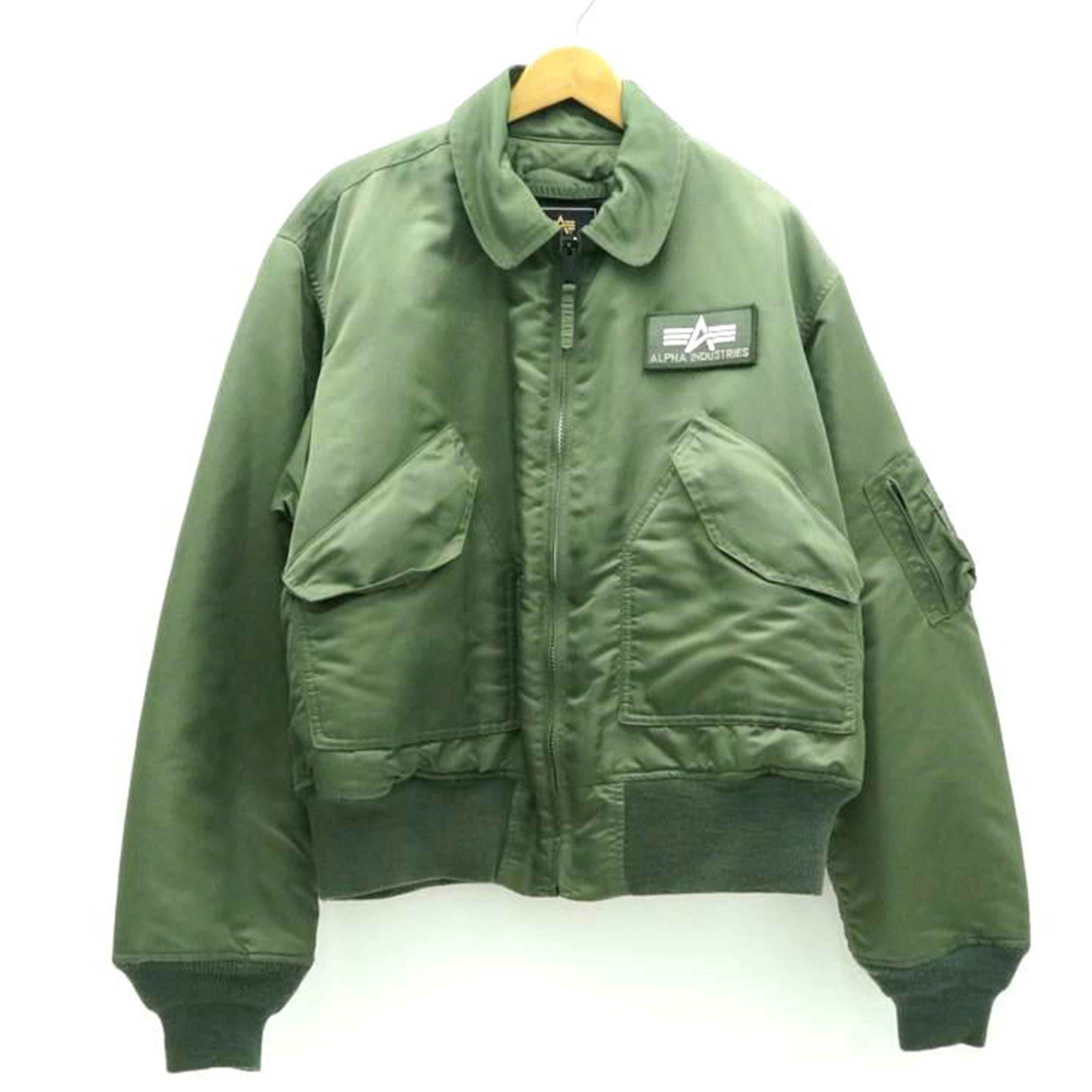 ALPHA アルファインダストリーズ/CWU－45／P　フライトジャケット//ABランク/42