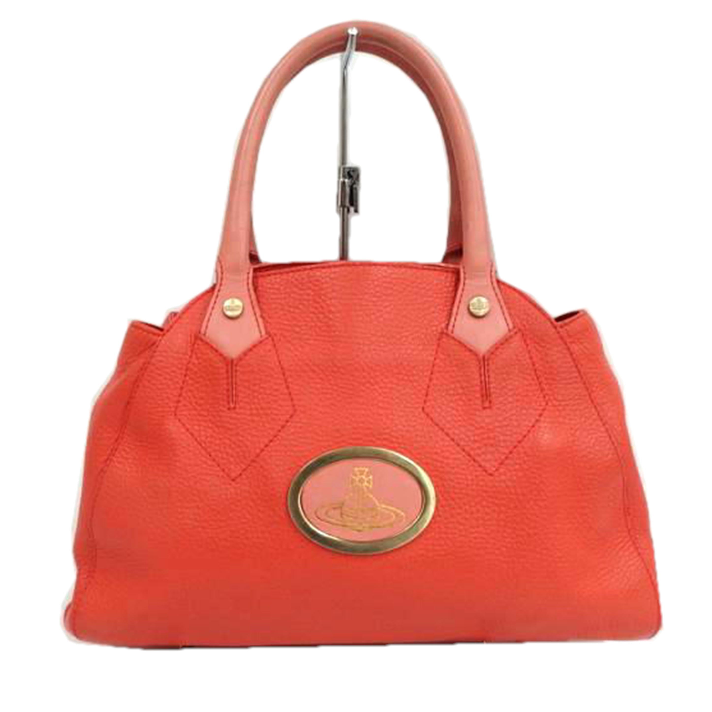 Vivienne　Westwood ヴィヴィアンウエストウッド/Vivienne　Westwood　レザーハンドバッグ／オレンジ//Bランク/82