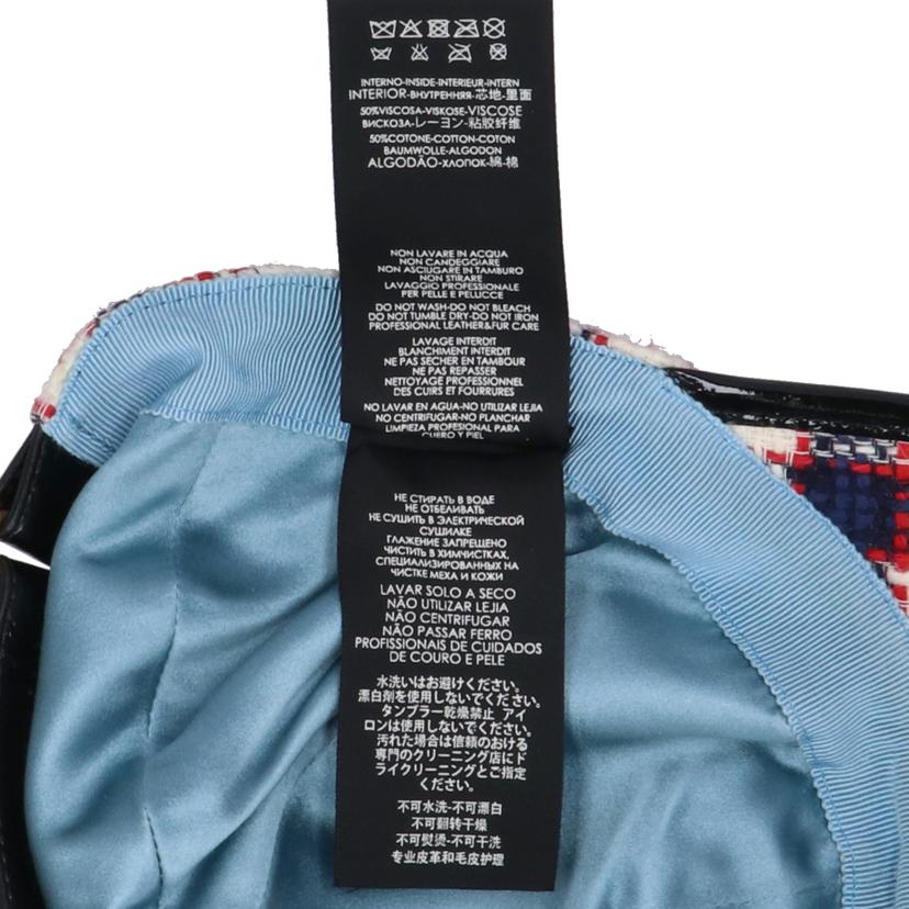 GUCCI グッチ/GGチェックツイードキャップ//56cm/ABランク/91
